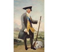 HRJUBWREE Famous Paintings Pictures Artwork Picture King Carlos Iii in Hunting Dress by Francisco De Goya Photo Wall Print for Office Decor 60x90cm