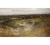 HRJUBWREE Famous Paintings Pictures Artwork Picture Landscape by Arthur Wilde Parsons Photo Wall Print for Office Decor 60x90cm