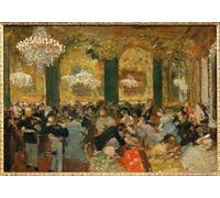 HRJUBWREE Famous Paintings Pictures Artwork Picture Le Souper Au Bal by Edgar Degas Photo Wall Print for Home Decor 60x90cm