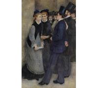 HRJUBWREE Famous Paintings Pictures Artwork Picture Leaving the Conservatory by Pierre Auguste Renoir Photo Wall Print for Home Decor 60x90cm