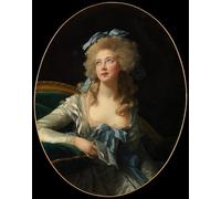 HRJUBWREE Famous Paintings Pictures Artwork Picture Madame Grand Noël Catherine Vorlée by Elisabeth Louise Vigee Lebrun Photo Wall Print for Office Decor 60x90cm
