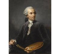 HRJUBWREE Famous Paintings Pictures Artwork Picture Portrait of Vernet by Elisabeth Louise Vigee Lebrun Photo Wall Print for Home Decor 60x90cm