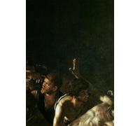 HRJUBWREE Famous Paintings Pictures Artwork Picture Resurrection of Lazarus by Merisi Caravaggio Photo Wall Print for Home Decor 60x90cm
