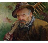 HRJUBWREE Famous Paintings Pictures Artwork Picture Returning From the Fields by Jacek Malczewski Photo Wall Print for Home Decor 60x90cm