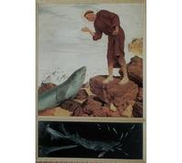 HRJUBWREE Famous Paintings Pictures Artwork Picture Saint Anthony Preaching to the Fish by Arnold Böcklin Photo Wall Print for Office Decor 60x90cm