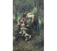 HRJUBWREE Famous Paintings Pictures Artwork Picture Sweet Dreams by Luca Postiglione Photo Wall Print for Office Decor 60x90cm