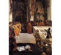 HRJUBWREE Famous Paintings Pictures Artwork Picture The Execution of Doge Marino Faliero Eugene Delacroix Photo Wall Print for Office Decor 60x90cm