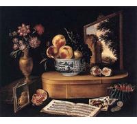 HRJUBWREE Famous Paintings Pictures Artwork Picture The Five Senses Jacques Linard Photo Wall Print for Office Decor 60x90cm