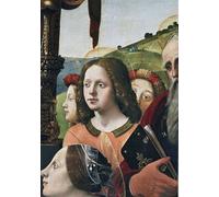 HRJUBWREE Famous Paintings Pictures Artwork Picture Virgin and Child on the Throne Surrounded by Piero Di Cosimo Photo Wall Print for Home Decor 60x90cm
