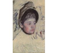 HRJUBWREE Famous Paintings Pictures Artwork Picture Woman Wearing Bonnet by Mary Cassatt Photo Wall Print for Office Decor 60x90cm
