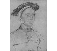 HRJUBWREE Oil Painting Prints on Canvas Painting Picture a Lady by Hans Holbein the Younger Artwork Canvas Prints for Home Decor 60x90cm