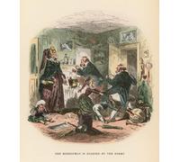 HRJUBWREE Oil Painting Prints on Canvas Painting Picture Illustration for Dombey and Son by Hablot Knight Browne Artwork Canvas Prints for Home Decor 60x90cm