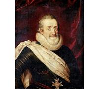 HRJUBWREE Oil Painting Prints on Canvas Painting Picture King Henry Iv of France by Pourbus the Younger Artwork Canvas Prints for Home Decor 60x90cm