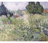 HRJUBWREE Oil Painting Prints on Canvas Painting Picture Miss Gachet in Her Garden At Auvers-sur-oise by Vincent Van Gogh Artwork Canvas Prints for Office Decor 60x90cm