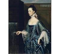 HRJUBWREE Oil Painting Prints on Canvas Painting Picture Mrs Daniel Sargent by Singleton Copley Artwork Canvas Prints for Home Decor 60x90cm