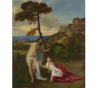 HRJUBWREE Oil Painting Prints on Canvas Painting Picture Noli Me Tangere by Tiziano Vecelli Artwork Canvas Prints for Home Decor 60x90cm