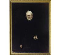 HRJUBWREE Oil Painting Prints on Canvas Painting Picture Portrait of Adolphe Thiers President of the Republic Painting by Leon Florentin Bonnat Artwork Canvas Prints for Home Decor 60x90cm