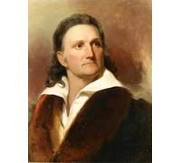 HRJUBWREE Oil Painting Prints on Canvas Painting Picture Portrait of J.j Aududon by Henry Inman Artwork Canvas Prints for Office Decor 60x90cm