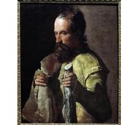 HRJUBWREE Oil Painting Prints on Canvas Painting Picture Saint the Minor Painting by Georges De La Tour Artwork Canvas Prints for Office Decor 60x90cm
