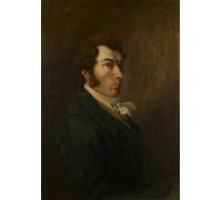 HRJUBWREE Oil Painting Prints on Canvas Painting Picture Self Portrait by William Turner Artwork Canvas Prints for Home Decor 60x90cm