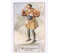 HRJUBWREE Oil Painting Prints on Canvas Painting Picture Soe What I Want Now Is to Be Made a Fool by Charles Edmund Brock Artwork Canvas Prints for Office Decor 60x90cm