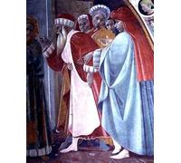 HRJUBWREE Oil Painting Prints on Canvas Painting Picture Ss Stephen and Margaret a Detail From the Tabernacle of the Canto Al Mercatale by Filippino Lippi Artwork Canvas Prints for Home Decor 60x90cm