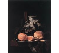 HRJUBWREE Oil Painting Prints on Canvas Painting Picture Still-life by Juriaen Van Streeck Artwork Canvas Prints for Home Decor 60x90cm