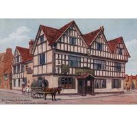HRJUBWREE Oil Painting Prints on Canvas Painting Picture Tewkesbury Abel Fletcher's in Halifax Gentleman by Alfred Robert Quinton Artwork Canvas Prints for Office Decor 60x90cm