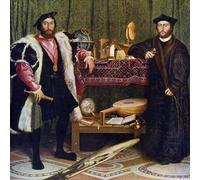 HRJUBWREE Oil Painting Prints on Canvas Painting Picture the Ambassadors by Hans Holbein the Younger Artwork Canvas Prints for Home Decor 60x90cm