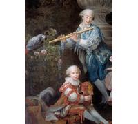 HRJUBWREE Oil Painting Prints on Canvas Painting Picture the Family of Louis Francois Du Bouchet Marquis De Sourches by Francois Hubert Drouais Artwork Canvas Prints for Office Decor 60x90cm