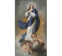 HRJUBWREE Oil Painting Prints on Canvas Painting Picture the Immaculate Conception by Bartolomé Esteban Murillo Artwork Canvas Prints for Home Decor 60x90cm