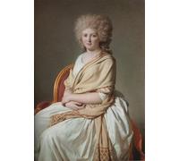 HRJUBWREE Paintings Pictures Portrait of Anne-Marie-Louise Thélusson Comtesse de SorcyPortrait of Anne-Marie-Louise Thélusson Comtesse de Sorcy Jacques-Louis David for Office Decor 60x90cm