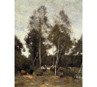 HRJUBWREE Photo Wall Print Mural Artwork Clairiere Pierre du Bois the Evaux near Chateau-Thierry Clairiere du Bois Pierre aux Evaux pres Chateau-Thierry for Home Decor 60x90cm