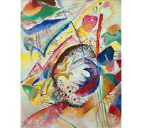 HRJUBWREE Retro Picture Art Painting Wall Poster Große Studie. by Wassily Kandinsky Vintage Art Print for Home Decor 60x90cm