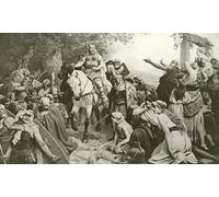 HRJUBWREE Retro Picture Art Painting Wall Poster Hermann's Over the Romans by Paul Thumann Vintage Art Print for Home Decor 60x90cm