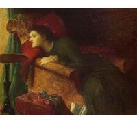 HRJUBWREE Retro Picture Art Painting Wall Poster It Raineth Every Day by George Frederic Watts Vintage Art Print for Home Decor 60x90cm