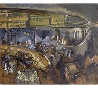 HRJUBWREE Retro Picture Art Painting Wall Poster L'eldorado Paris by Walter Richard Sickert Vintage Art Print for Home Decor 60x90cm