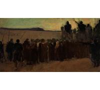 HRJUBWREE Retro Picture Art Painting Wall Poster Maures À Tanger by Benjamin Jean Constant Vintage Art Print for Office Decor 60x90cm