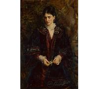HRJUBWREE Retro Picture Art Painting Wall Poster Oh That Dream So Sweet So Long Enjoy d Should Be So Sadly Cruelly Destroyed by John Everett Millais Vintage Art Print for Office Decor 60x90cm