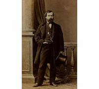 HRJUBWREE Retro Picture Art Painting Wall Poster Portrait of Charles Albert D'arnoux by Adolphe Eugene Disderi Vintage Art Print for Home Decor 60x90cm