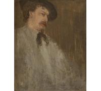 HRJUBWREE Retro Picture Art Painting Wall Poster Portrait of Dr William Mcneill Whistler by Jamess Abbott Mcneill Whistler Vintage Art Print for Office Decor 60x90cm