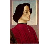 HRJUBWREE Retro Picture Art Painting Wall Poster Portrait of giuliano de' medici by Sandro Botticelli Vintage Art Print for Office Decor 60x90cm