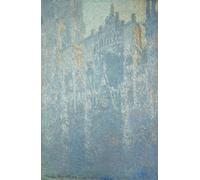 HRJUBWREE Retro Picture Art Painting Wall Poster Rouen Cathedral the Morning Fog Portal by Claude Monet Vintage Art Print for Office Decor 60x90cm