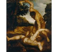 HRJUBWREE Retro Picture Art Painting Wall Poster Samson Killing a Philistine by Andrea Schiavone Vintage Art Print for Home Decor 60x90cm