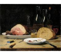 HRJUBWREE Retro Picture Art Painting Wall Poster Still Life: Excess Albert Vintage Art Print for Office Decor 60x90cm