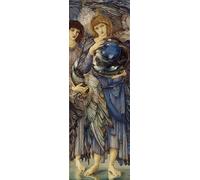 HRJUBWREE Retro Picture Art Painting Wall Poster the Days of Creationthe Second Day by Edward Burne-jones Vintage Art Print for Home Decor 60x90cm
