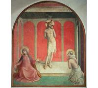 HRJUBWREE Retro Picture Art Painting Wall Poster the Flagellation by Fra Angelico Vintage Art Print for Office Decor 60x90cm