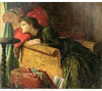HRJUBWREE Retro Picture Art Painting Wall Poster the Rain It Raineth Every Day by George Frederick Watts Vintage Art Print for Office Decor 60x90cm