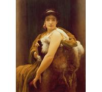 HRJUBWREE Retro Picture Art Painting Wall Poster Twixt Hope and Fear by Frederic Leighton Vintage Art Print for Home Decor 60x90cm