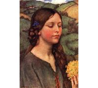 HRJUBWREE Retro Picture Art Painting Wall Poster Who Is Silvia - From the Book of Old English Ballads Eleanor Fortescue-brickdale Vintage Art Print for Office Decor 60x90cm